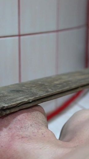 Ironing with the Plank on the Head