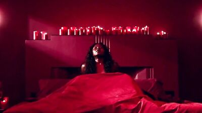 Dominant black babe goes down and dirty in a TV show