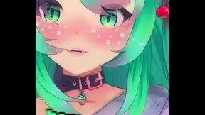 Busty MintzeyMoon Teases with Seductive Feet Alluring Anime Charm