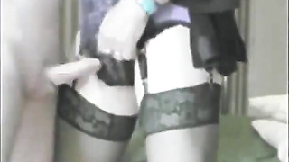 Mature Dude Shoots a load on CD's Foreskin - Amateur Hand-job