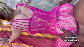 baisee par 4 voyeurs et douche de sperme une nouvelle fois a la plage, j ...