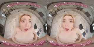 VR BANGERS Anatomy Lesson With Petite Blonde Teen VR Porn