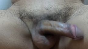 Everyone sees this twink jerk off with his huge dick