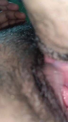 Memorable moment from &quot;House owner enjoying and hard licking hairy pussy with house maid&quot;