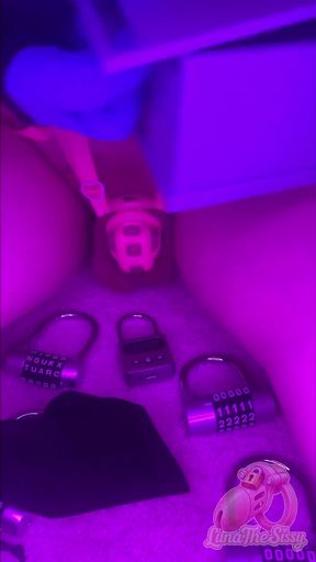 Luna's Debut: 10 Day Extended Chastity Sentence (001 Preview)