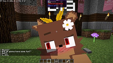 Minecraft Jenny Mod Fapcraft - Bia with gold on her! Its Golden week and she is golden!