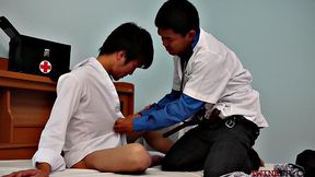 Skinny asian dude smashed by doctor