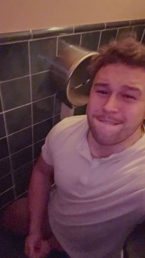 Public Restroom Wank
