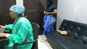 While The Doctor Checks My Pussy I Get Horny And Want To Be Fucked With Sexo Duro