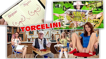 ALICE IN WONDERLAND. GIANT IN THE HOUSE. True story. TORCELINI. FULL VIDEO XXX