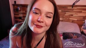 I'm Having Fun with My Vibrating Pink Dildo