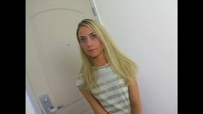 Sexy blonde makes her husband feel pleasure