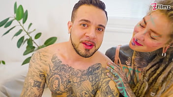 Tattooed Stretched &amp_ Soaked by Massive Italian Cock &ndash_ Deepthroat, ATM &amp_ Gaping Finish