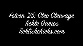 Fetcon '25: Cleo Cleavage Plays a Tickling Game