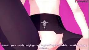 Hot MILF's animated cuckold encounter with Genshin Impact