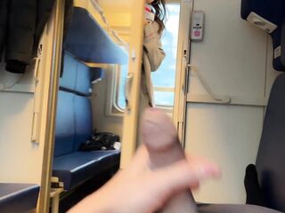 Teach Conductor Caught Passenger Jerking Off, But Wasn't Constrained and Jumped on His Dong