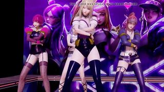 R18 MMD BLACKPINK - KiII This Love KDA Striptease