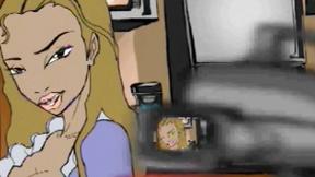 ”Buxxom cartoon hoe gets ravaged”