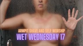 Mx Kitty Shaves and Worships Own Armpits!