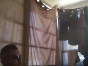 Latino Thug Jerking Off and Moaning and Cumming