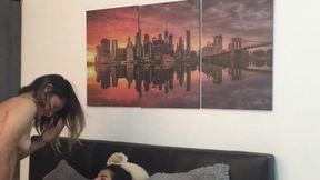 I have sex with my hot girlfriend until I have orgasm.