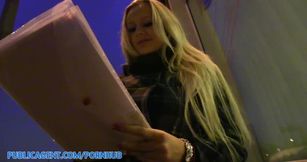 HD Hot blonde rides my like a rodeo cowgirl on the sofa