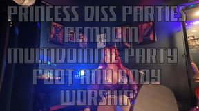 4 Dommes Make 4 Subs Worship Their Feet & Bodies – Dungeon Party
