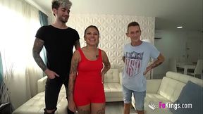 She has NO LIMITS! Anty teaches sex two a pair of inexperienced rookies