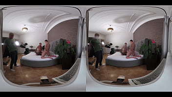 Lady Gang Vr Video Part One - &ldquo_Yes, Two Dicks Inside Me!&rdquo_ Behind The Scenes Intense Double Vaginal (Dv) Threesome