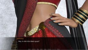 Desi MILF Seduction - Gameplay - Roleplay - Saree Wearing Stepmom Fucked by Stepson Bully