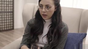 Rescued nerdy teen 18+ rough smashed by a social worker