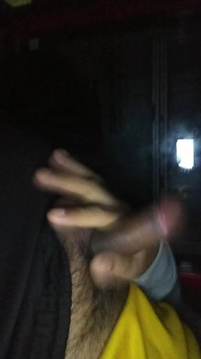 Masturbation in Porch
