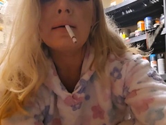 Smoking Babe Jerks You Off