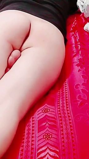 Handless cumshot cute ladyboy cock   Clip 2