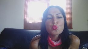 Kissing Red Lips