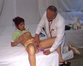 Redhead German Babe Fucked Hard by a Horny Doctor
