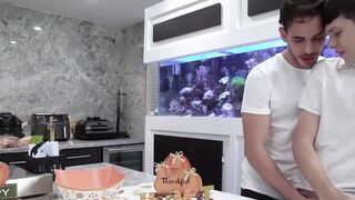 stepdads Secret Desires Thirsty Stallion Fucks Stepsons in Sizzling Threesome Frenzy!