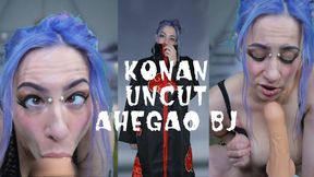 4K KONAN AHEGAO UNCUT BLOWJOB