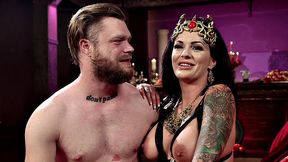 A hairy pussy dominatrix get asslicked by dildos while her pregnancy is taking hold