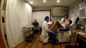 adorable latina sheila daniels spread eagle in stirrups while boyfriend watches doctor & nurse examine her with a speculum - gyno medfet medical exam more videos available at girlsgonegyno - tampa