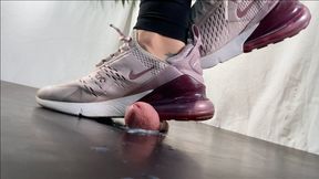 A CBT and Cockcrush experience with Nike Air 270 sneakers - Shoejob, Humiliation and cum Denying - HD