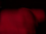 Massaging My Big Dick and Hairy Balls with Devilish Pleasure