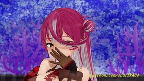 noVR mmd Marine Dance 3d hololive Hentai