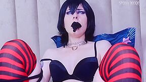 Kinky Brunette Mavis Dracula With Tattos Wearing Sexy Outfit And Stockings Is Being Dominated During Wild Bdsm