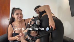They humiliate me with gas masks and farts