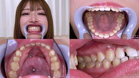 Hina Hazuki - Watching Inside mouth of Japanese cute girl - 1080p