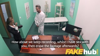 Fake Hospital Sexy Czech estate agent loves sucking and fucking docs cock