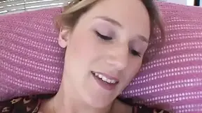 Blonde slut dildoing ass before hard anal sex