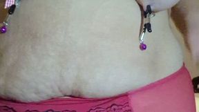 Jingle Bells – SSBBW Belly & Boobs Shake with Bells & Tied Tits | Christmas Fetish Tease