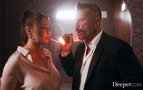 Curvy Beauty Rissa May Gets Her Ass Stretched Out By Older Man